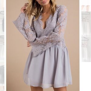 Wilma Grey Shift Dress